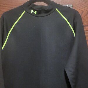 Under armour sweatshirt (no hood, black w/ green, XL), great condition! $20